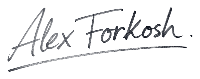Signature of Alex Forkosh